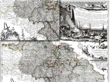 Reprint Mapa X - Johann Jakob Field ok. 1745