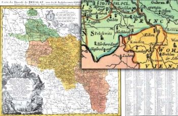 Reprint Mapa XIV - Johann Ignatz Felbiger 1751