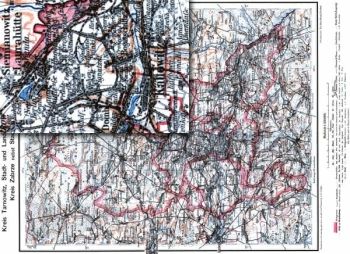 Reprint Mapa XLV - Kreis Tarnowitz [ok.1894]