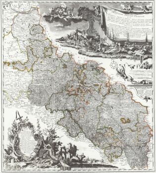 Mapy Śląsk Reprint komplet 54 sztuki Atlas Silesiae Superioris
